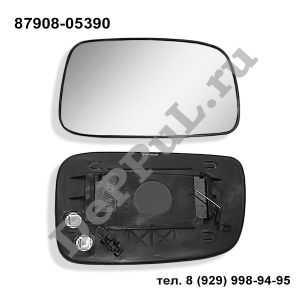 Зеркальный элемент сферический с обогревом правый (R) Toyota Avensis 2003-2006 | 87908-05390 | DE8795390R