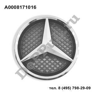 Эмблема с кронштейном (комплект) Mercedes | A0008171016 | DEA16178M