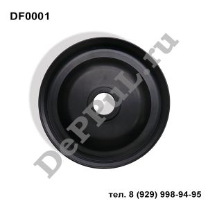 Шкив гидроусилителя (ГУР) руля внеш (114 мм/внут( 19 мм) кол.дор( 6 ) | DF0001 | DEDF01